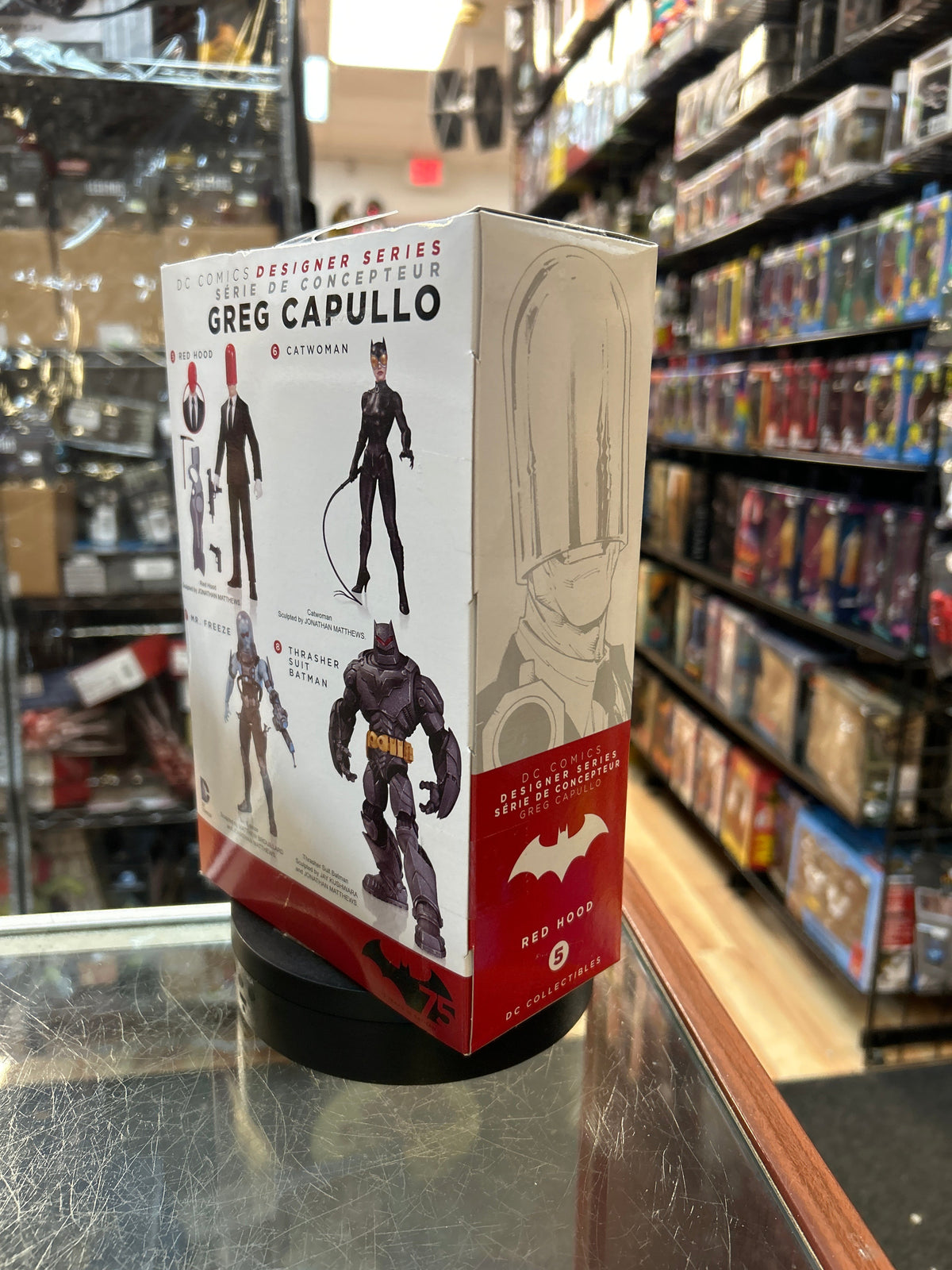 Red Hood -Greg Capullo- (DC Direct, Designer Series) **SEALED** product image 3, provided for visual reference and product