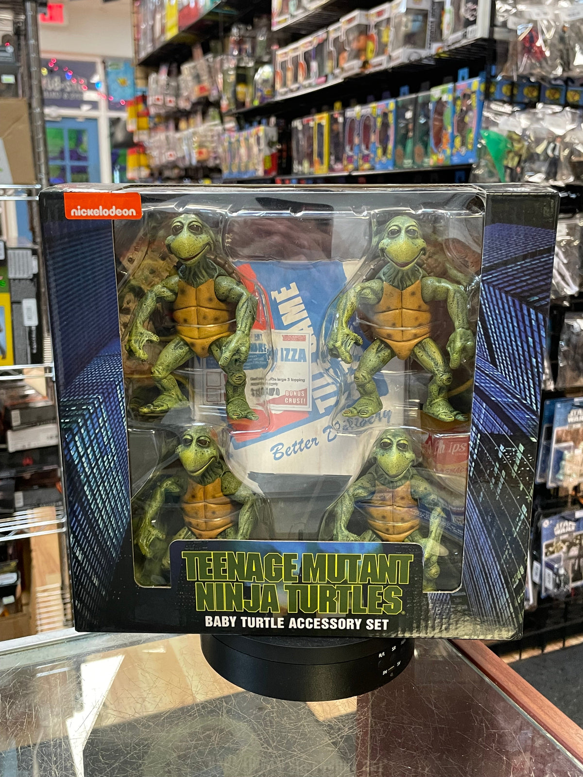 Baby Turtle Accessory Set (Neca, TMNT) **SEALED** product image 1, provided for visual reference and product detail review