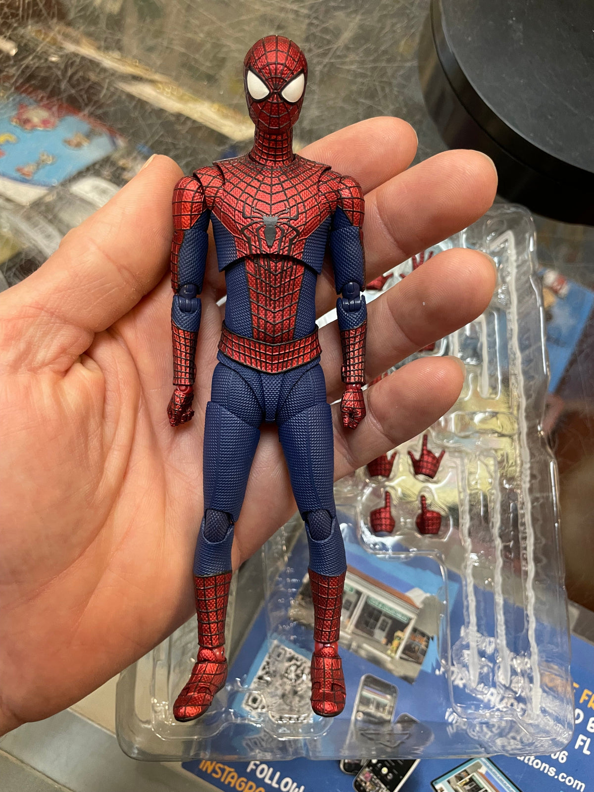 Andrew Garfield Spider-Man (Bandai Tamashii Nations, Marvel) COMPLETE product image 7, provided for visual reference and