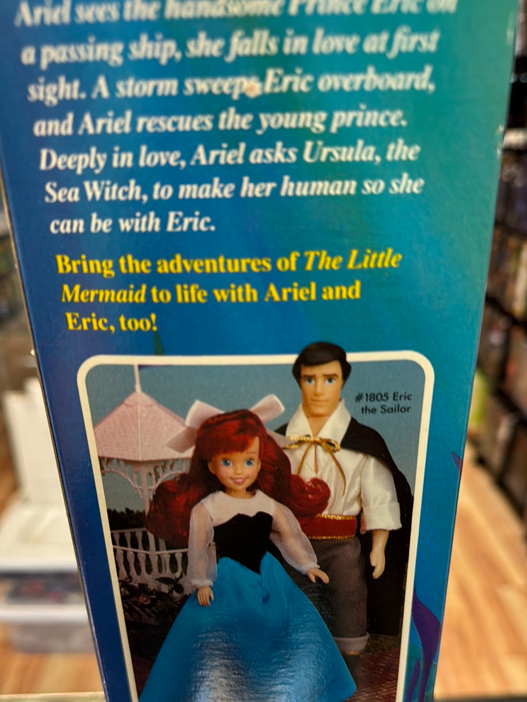 Eric the Sailor (Vintage Little Mermaid, TYCO) product image 8, provided for visual reference and product detail review