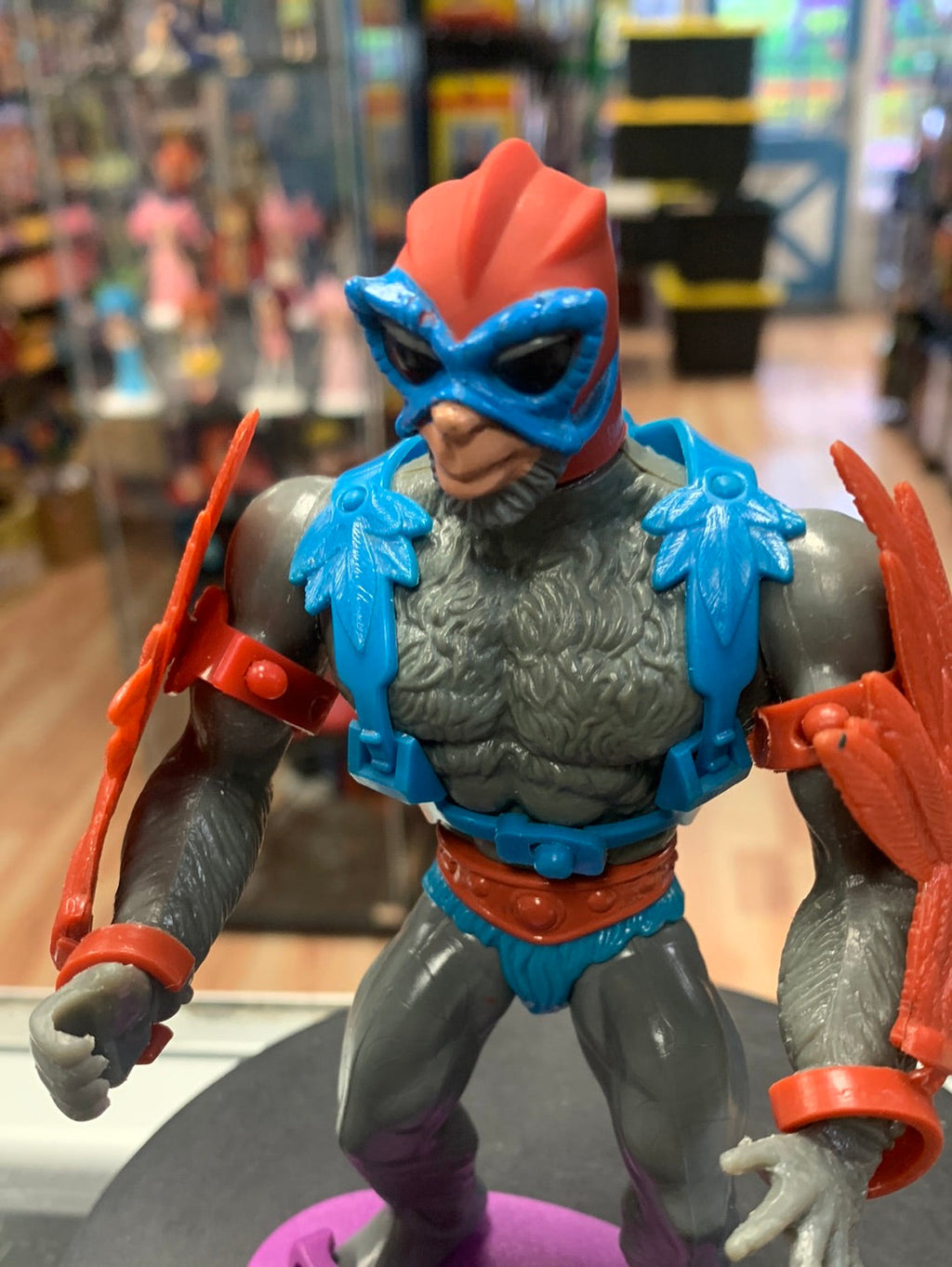 Stratus 7152 (Vintage MOTU Masters of The Universe, Mattel) Complete product image 3, provided for visual reference and