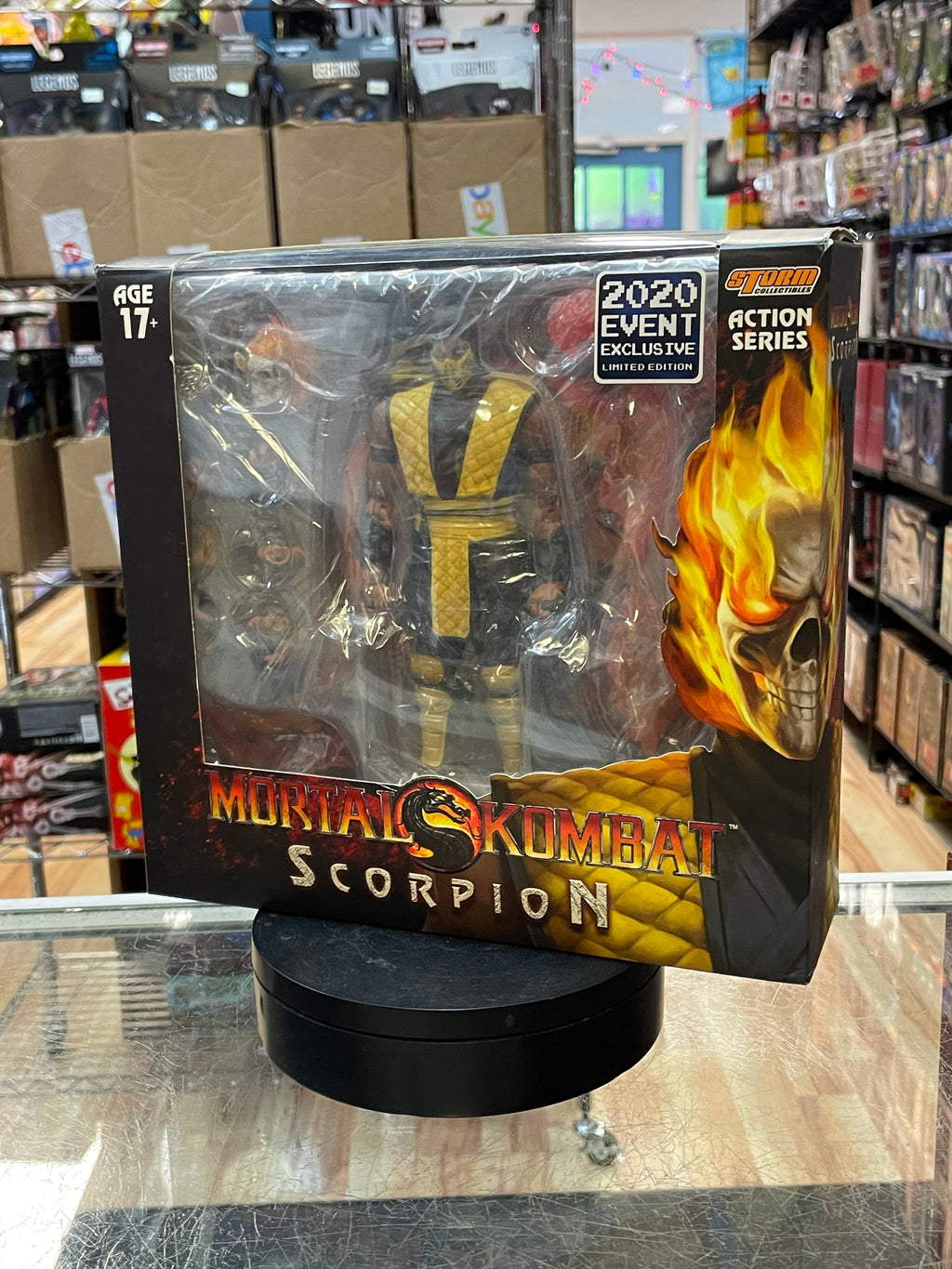 Scorpion 2020 Event Exclusive (Mortal Kombat, Storm Collectibles) INCOMPLETE product image 15, provided for visual reference