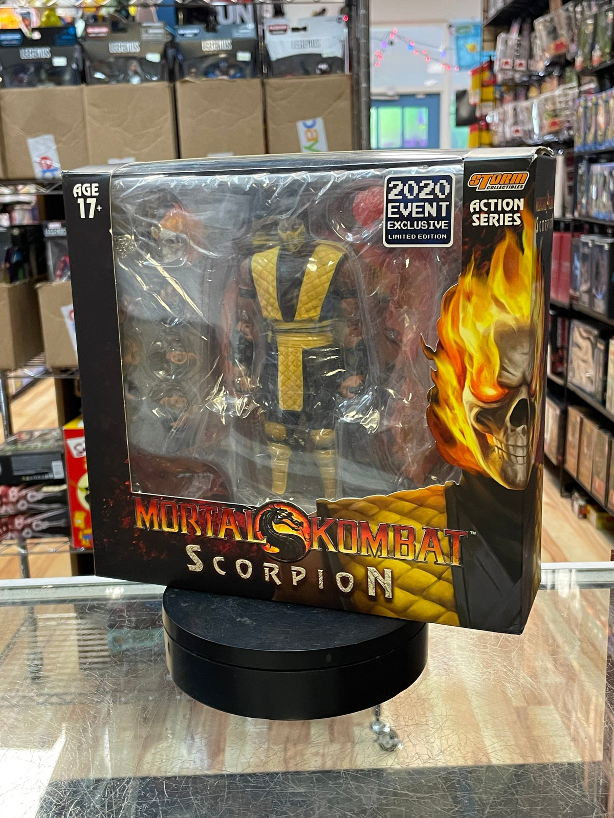 Scorpion 2020 Event Exclusive (Mortal Kombat, Storm Collectibles) INCOMPLETE product image 15, provided for visual reference