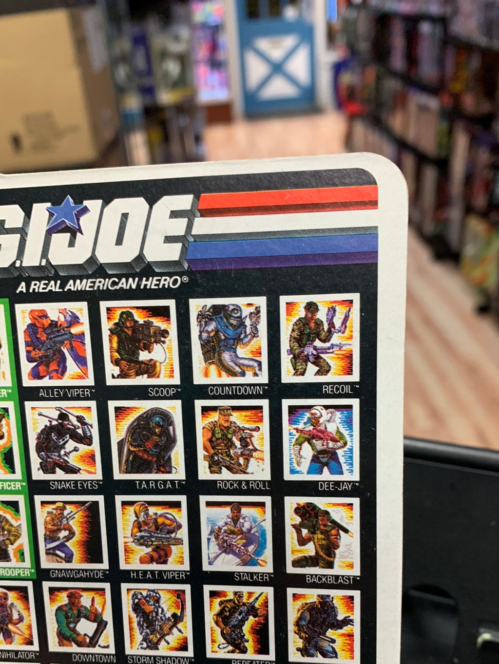 Python Patrol Python Patrol Officer AA (Vintage GI Joe, Hasbro) Sealed product image 16, provided for visual reference and