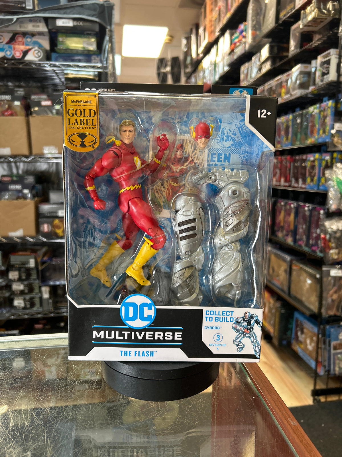 Flash -BAF Cyborg- (DC Multiverse, McFarlane) **SEALED** product image 1, provided for visual reference and product detail