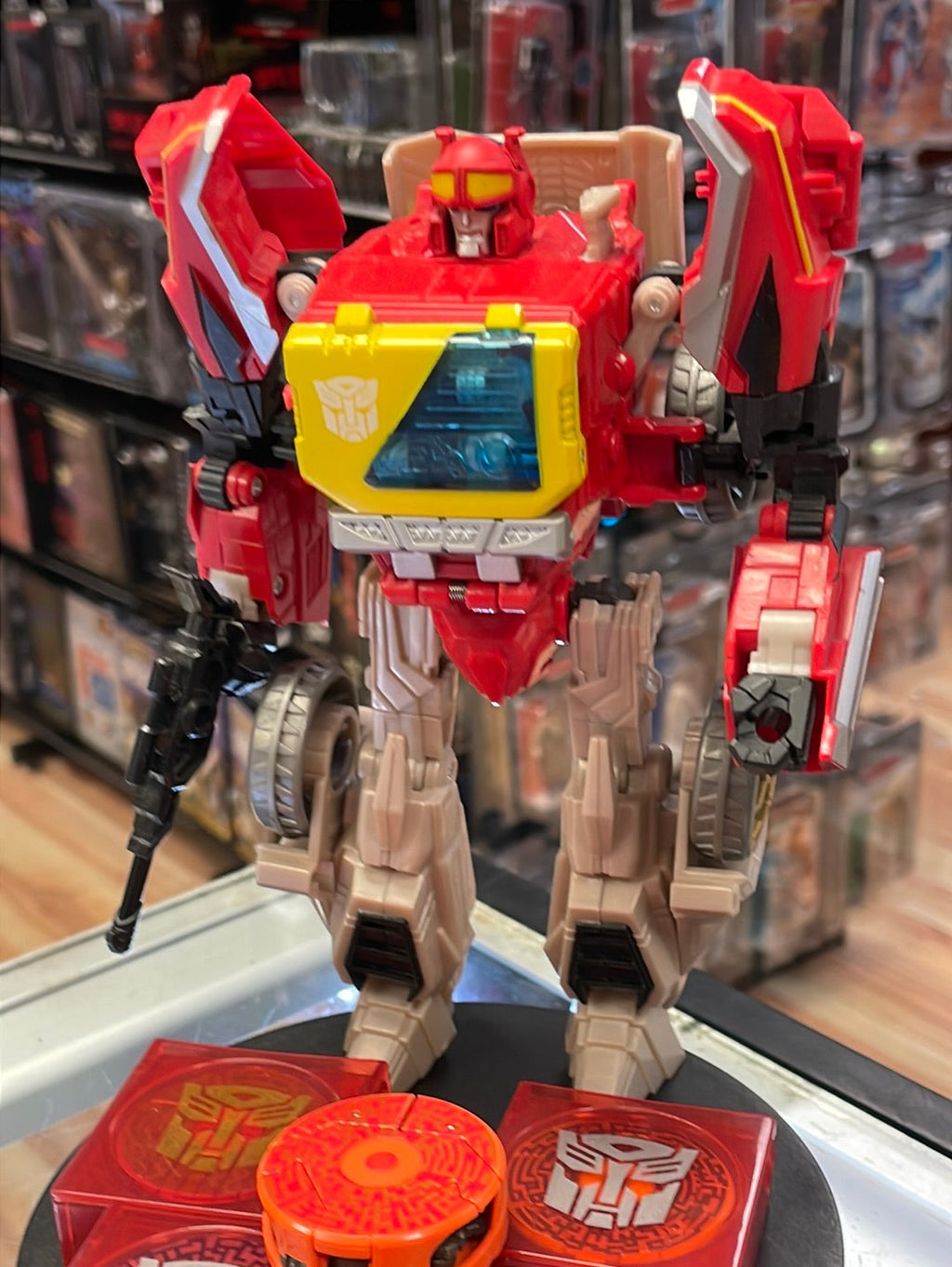 Generations Blaster with Data Disk Lot (Transformers Deluxe Class, Hasbro) Complete product image 7, provided for visual