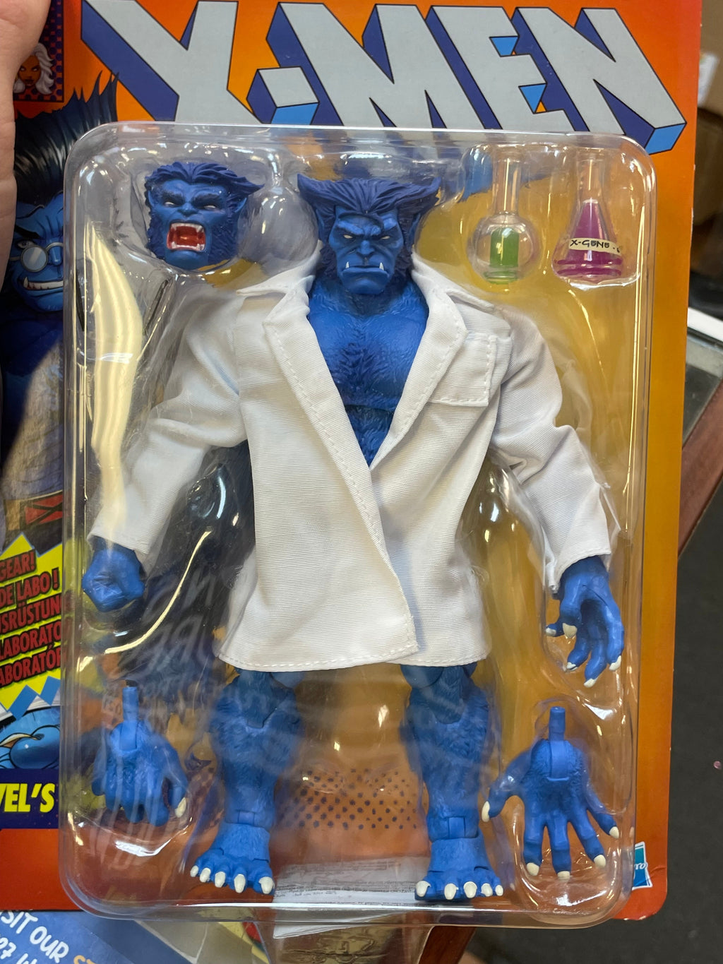Marvel’s Beast Retro Card (X-Men, Marvel Legends, Hasbro) SEALED product image 6, provided for visual reference and product