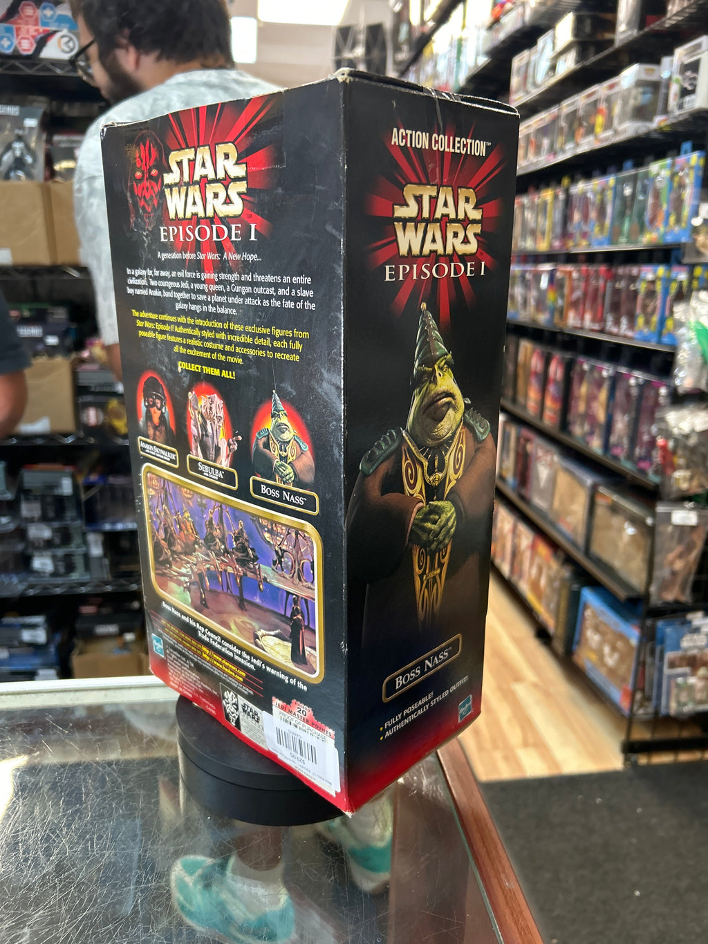 Boss Nass 12" -Episode 1- (Vintage Star Wars, Hasbro) **SEALED** product image 3, provided for visual reference and product