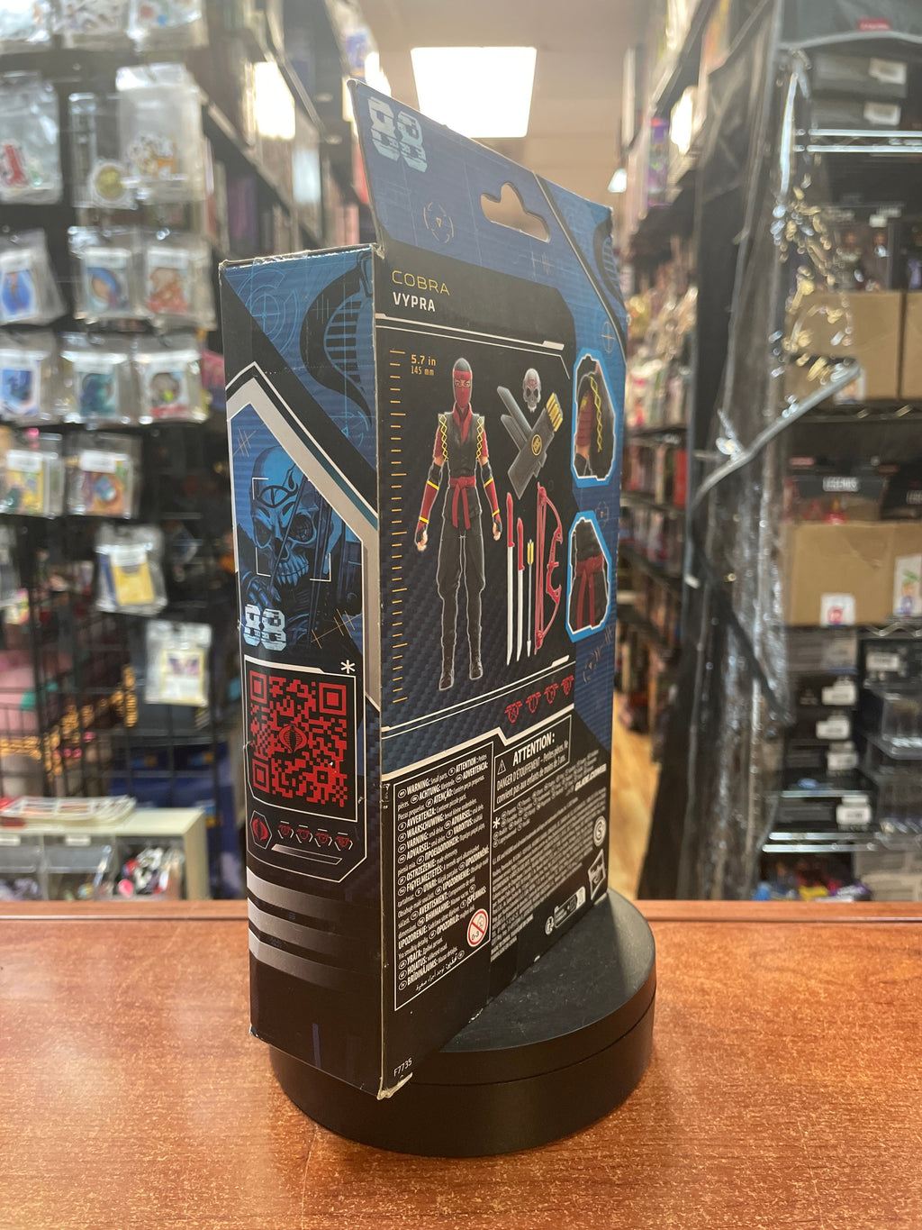 Python Patrol Vypra (GI Joe Classified, Hasbro) **SEALED** product image 5, provided for visual reference and product detail
