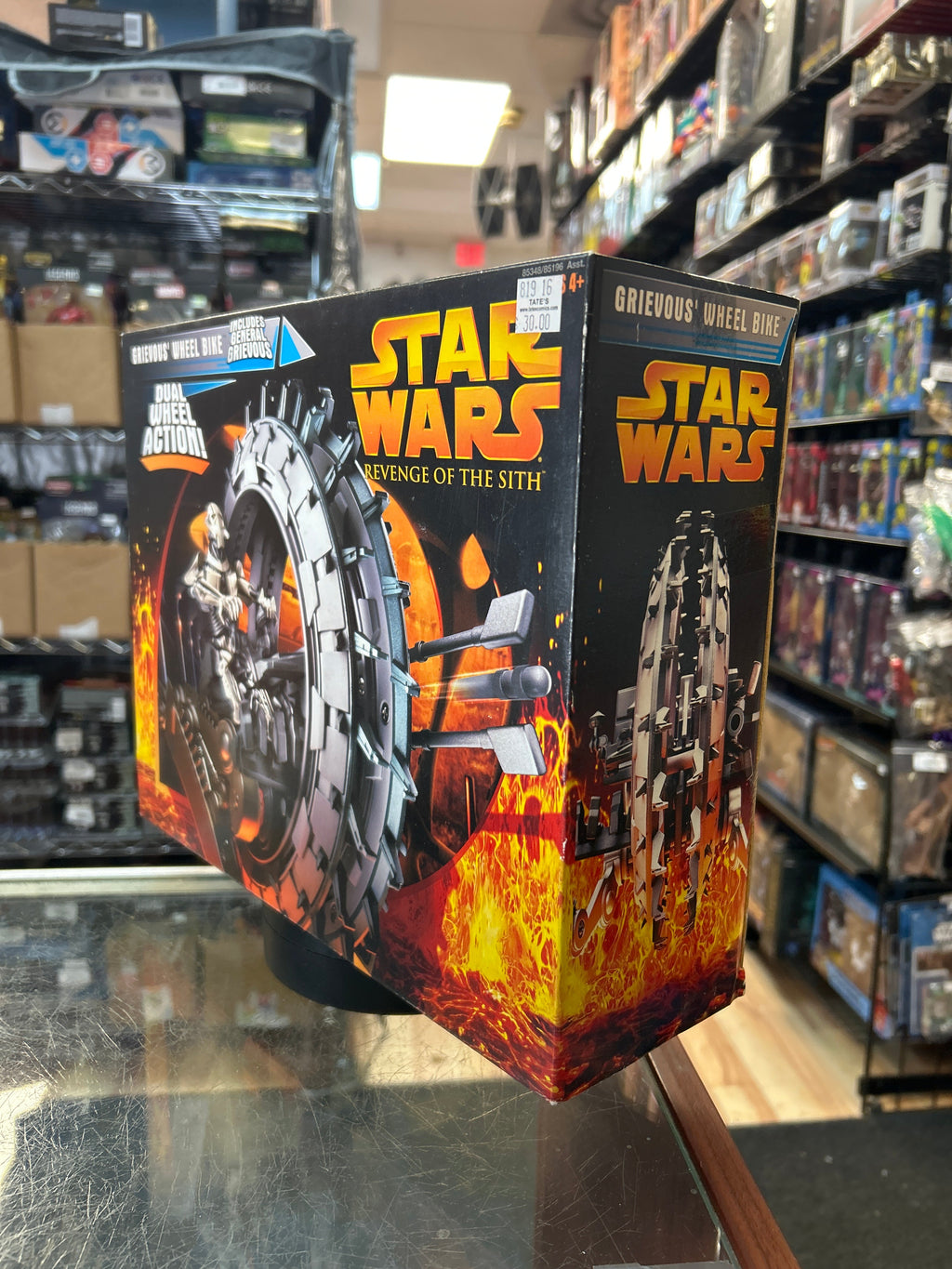 Grievous Wheel Bike -ROTS- (Vintage Star Wars, Hasbro) **SEALED** product image 6, provided for visual reference and product