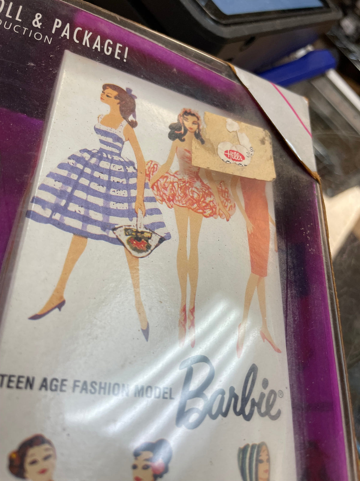 Brunette Barbie 35th #11782 (Vintage Barbie, Mattel) **SEALED** product image 12, provided for visual reference and product