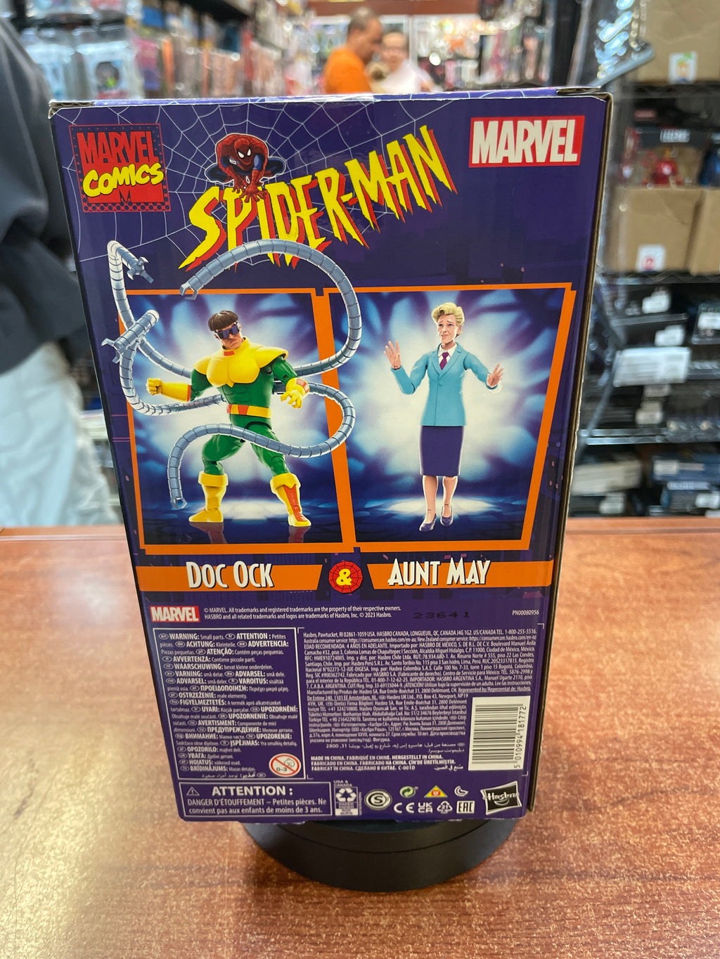 Doc Ock & Aunt May 2 Pack (Marvel Legends, Hasbro) SEALED product image 2, provided for visual reference and product detail