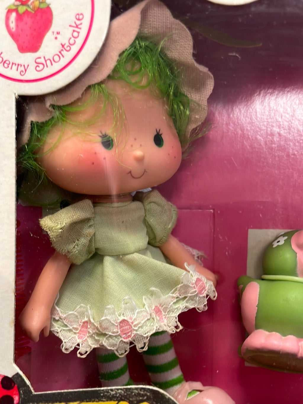Limon Chiffon with Parfait Parrot (Vintage Strawberry Shortcake, Kenner) Open Box product image 13, provided for visual