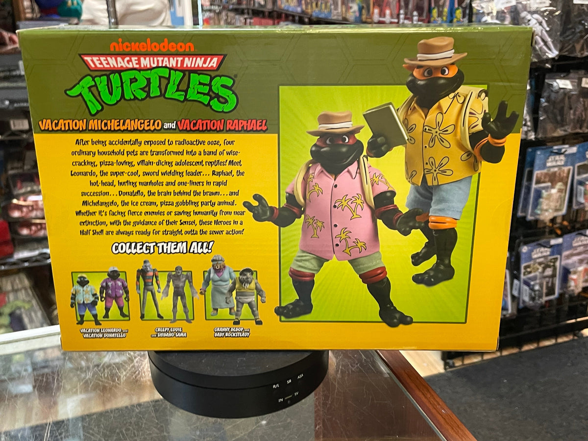 Vacation Michelangelo & Vacation Raphael (Neca, TMNT) **SEALED** product image 2, provided for visual reference and product
