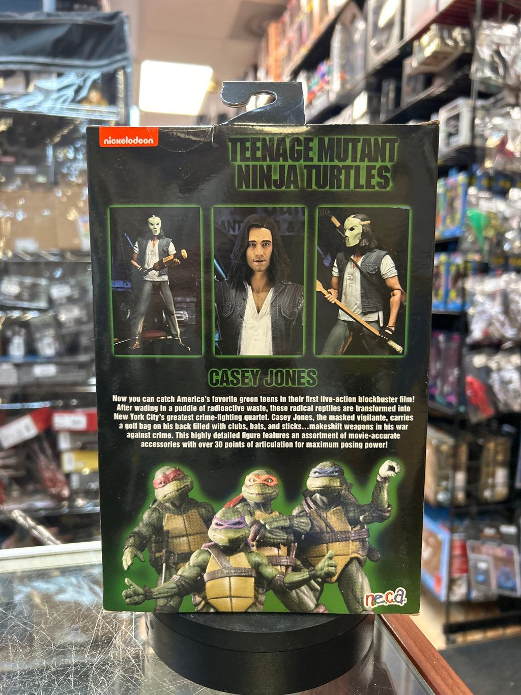 Ultimate Casey Jones (TMNT Ninja Turtles, NECA) **SEALED** product image 4, provided for visual reference and product detail