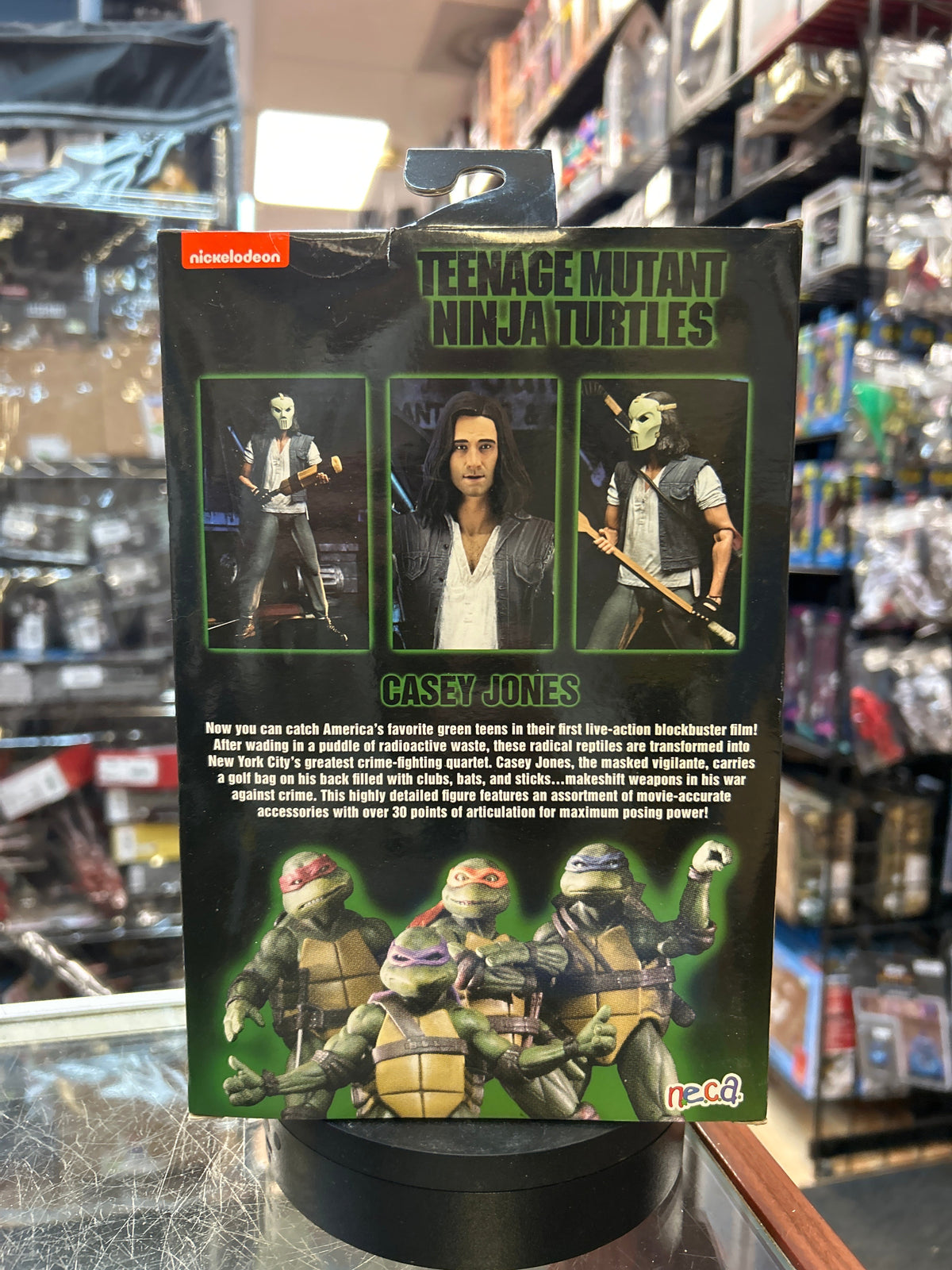 Ultimate Casey Jones (TMNT Ninja Turtles, NECA) **SEALED** product image 4, provided for visual reference and product detail