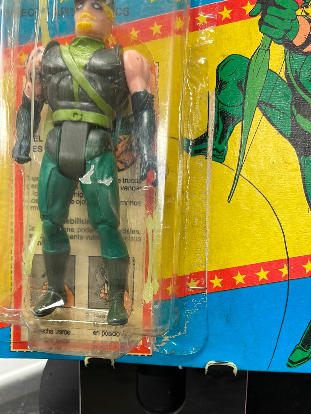 Super Amigos Green Arrow (Vintage Super Powers, Argentina Pacipa) Sealed product image 6, provided for visual reference and