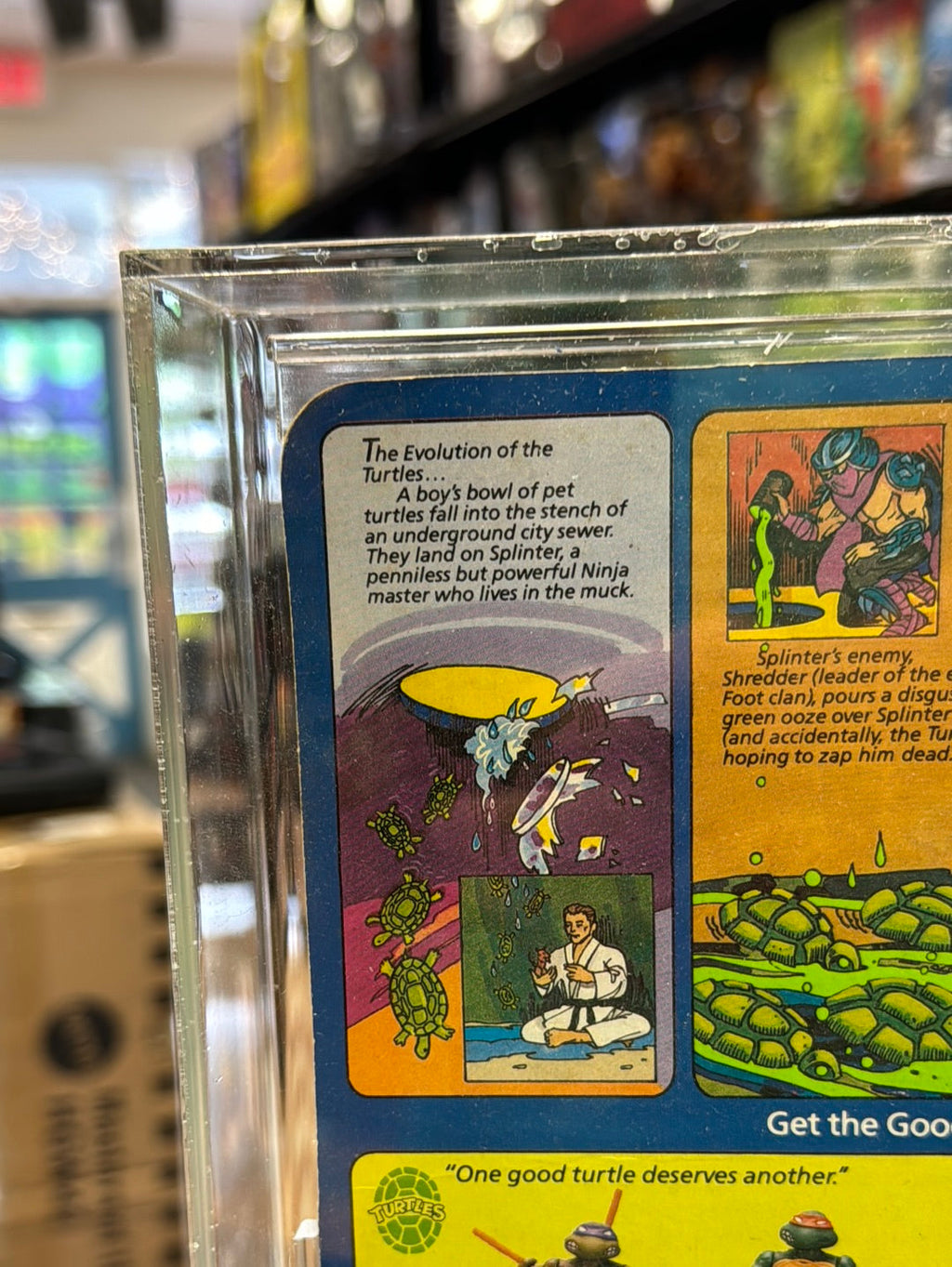 April O’Neil 10 Back No Press (Vintage TMNT Ninja Turtles, Playmates) *CAS Graded 80* product image 10, provided for visual