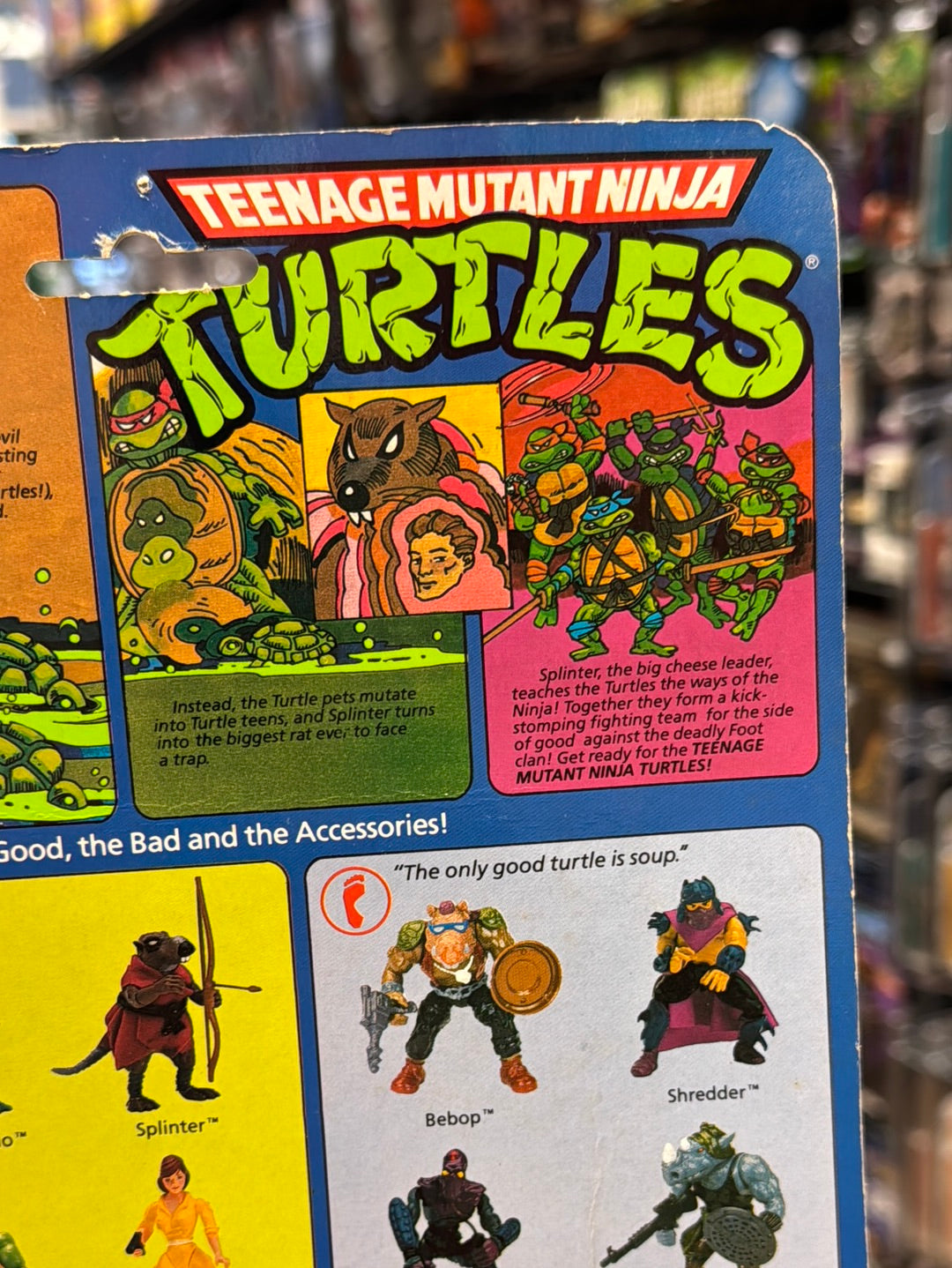 Soft Head 10 Back Rapahel 0117 (Vintage TMNT Ninja Turtles, Playmates) Sealed product image 9, provided for visual reference