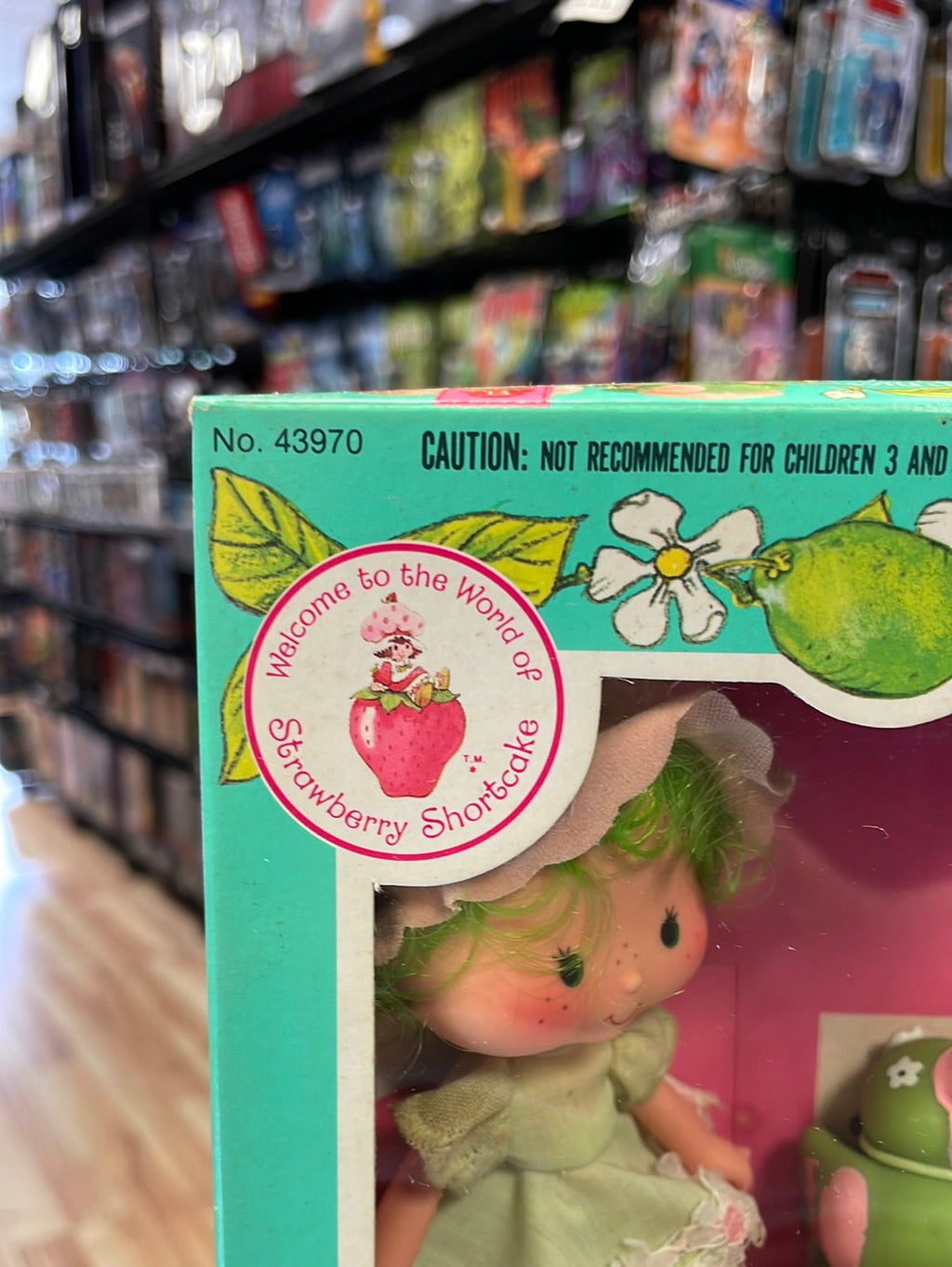 Limon Chiffon with Parfait Parrot (Vintage Strawberry Shortcake, Kenner) Open Box product image 2, provided for visual