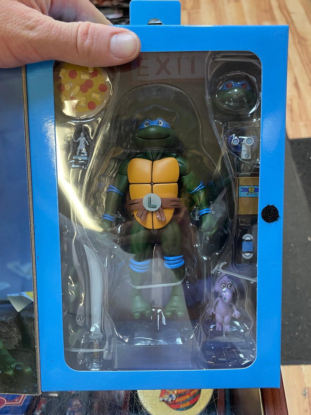 Pizza Club Leonardo Leads (Neca, TMNT) **SEALED** product image 3, provided for visual reference and product detail review