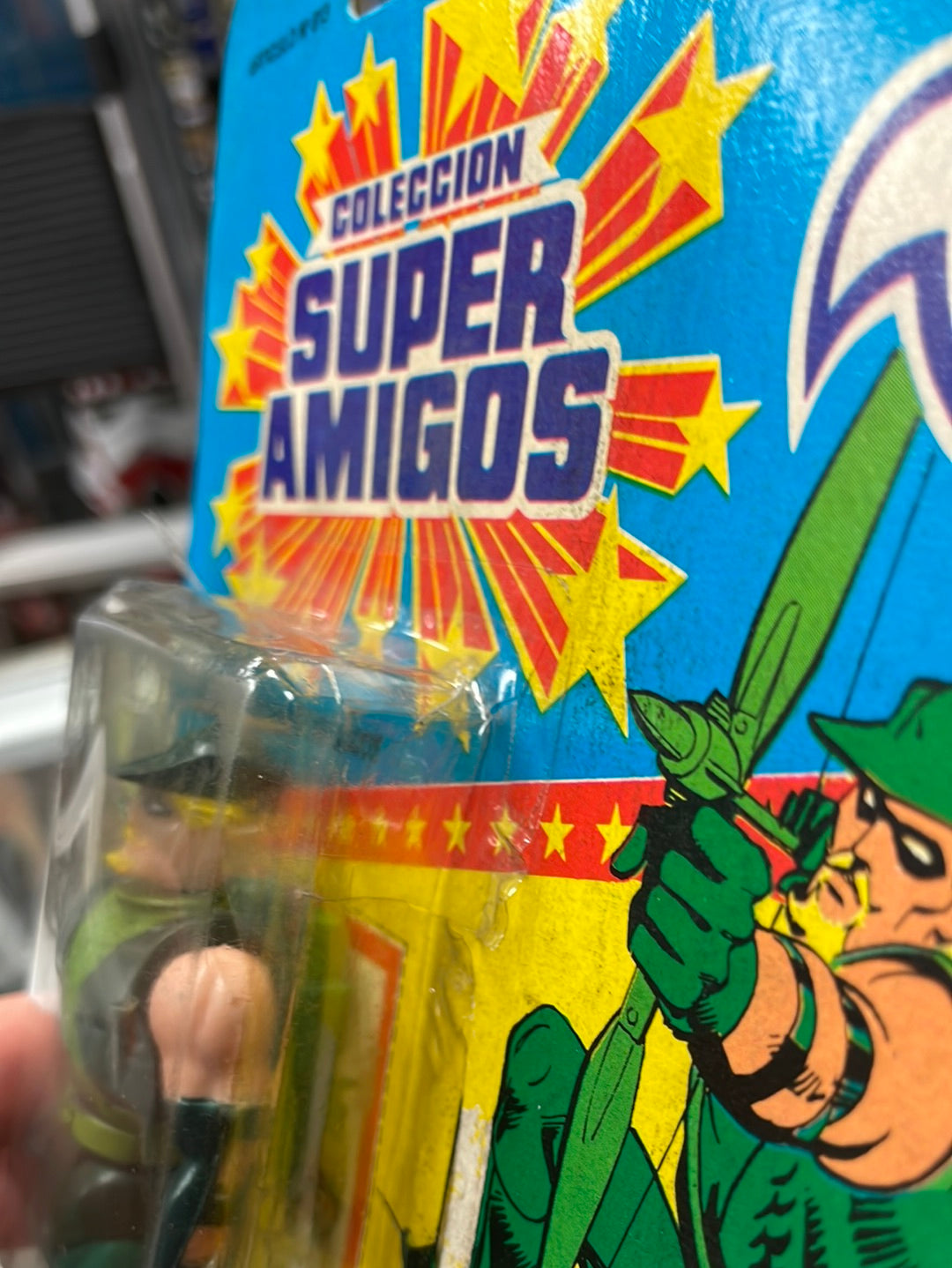 Super Amigos Green Arrow (Vintage Super Powers, Argentina Pacipa) Sealed product image 12, provided for visual reference and