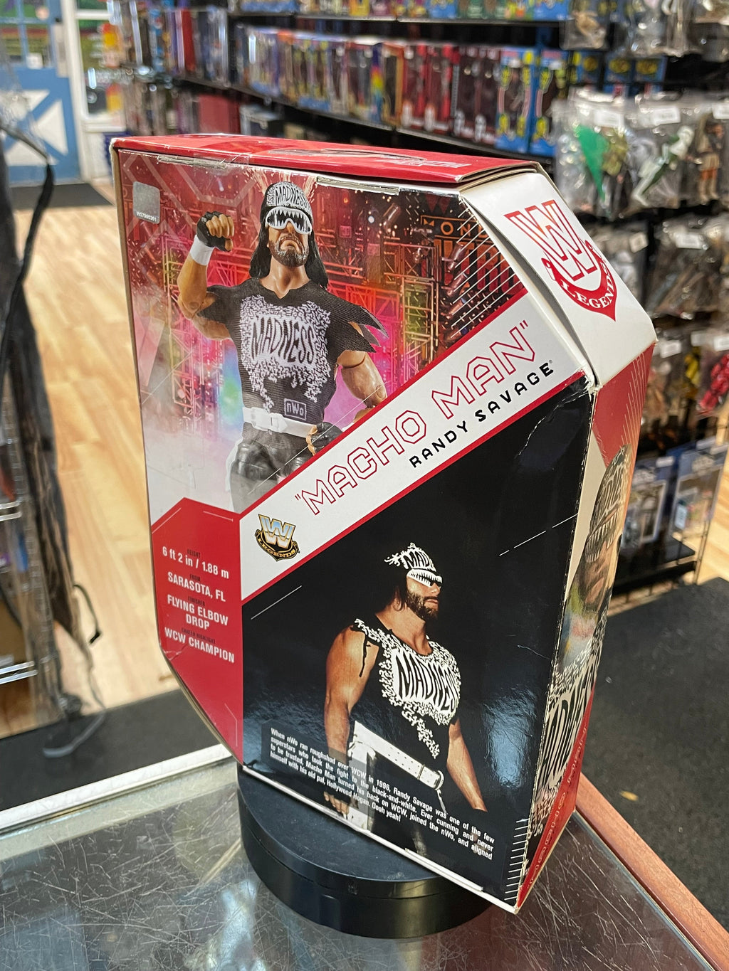 Macho Man Ultimate (WWE Ultimates, Mattel) **SEALED** product image 2, provided for visual reference and product detail