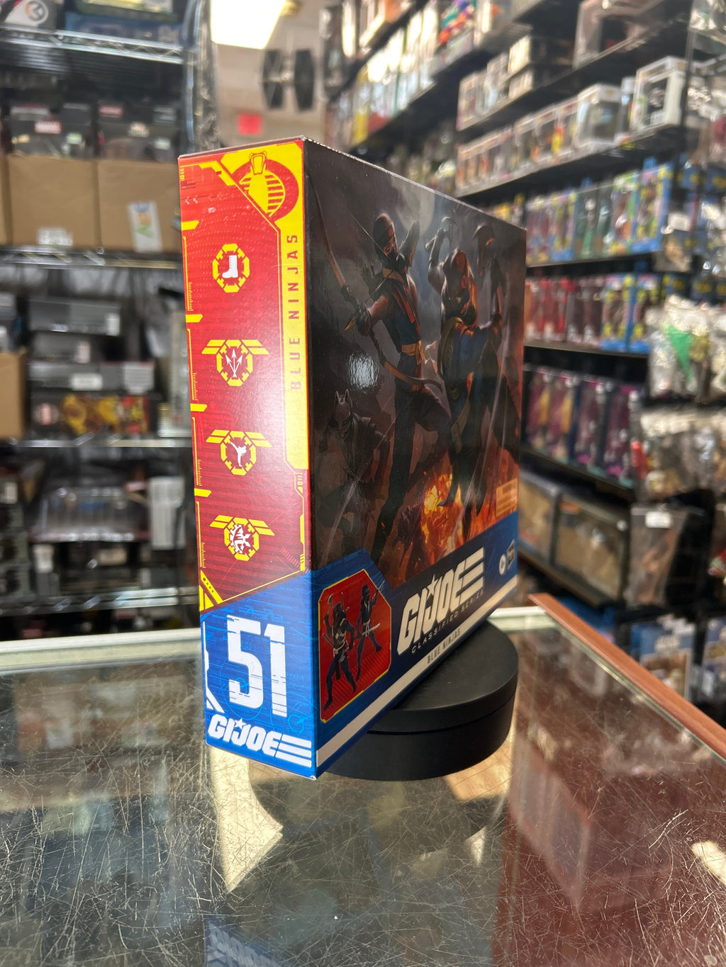 Blue Ninja (GI Joe Classified, Hasbro) **SEALED** product image 2, provided for visual reference and product detail review