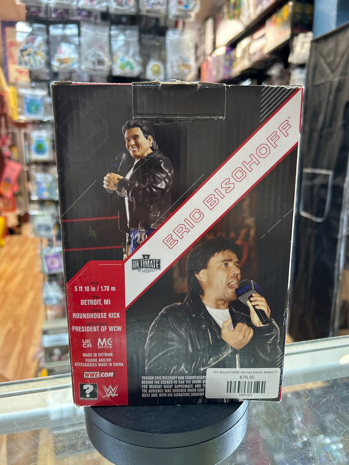Eric Bischoff (WWE Ultimate Edition, Mattel) *COMPLETE* product image 6, provided for visual reference and product detail