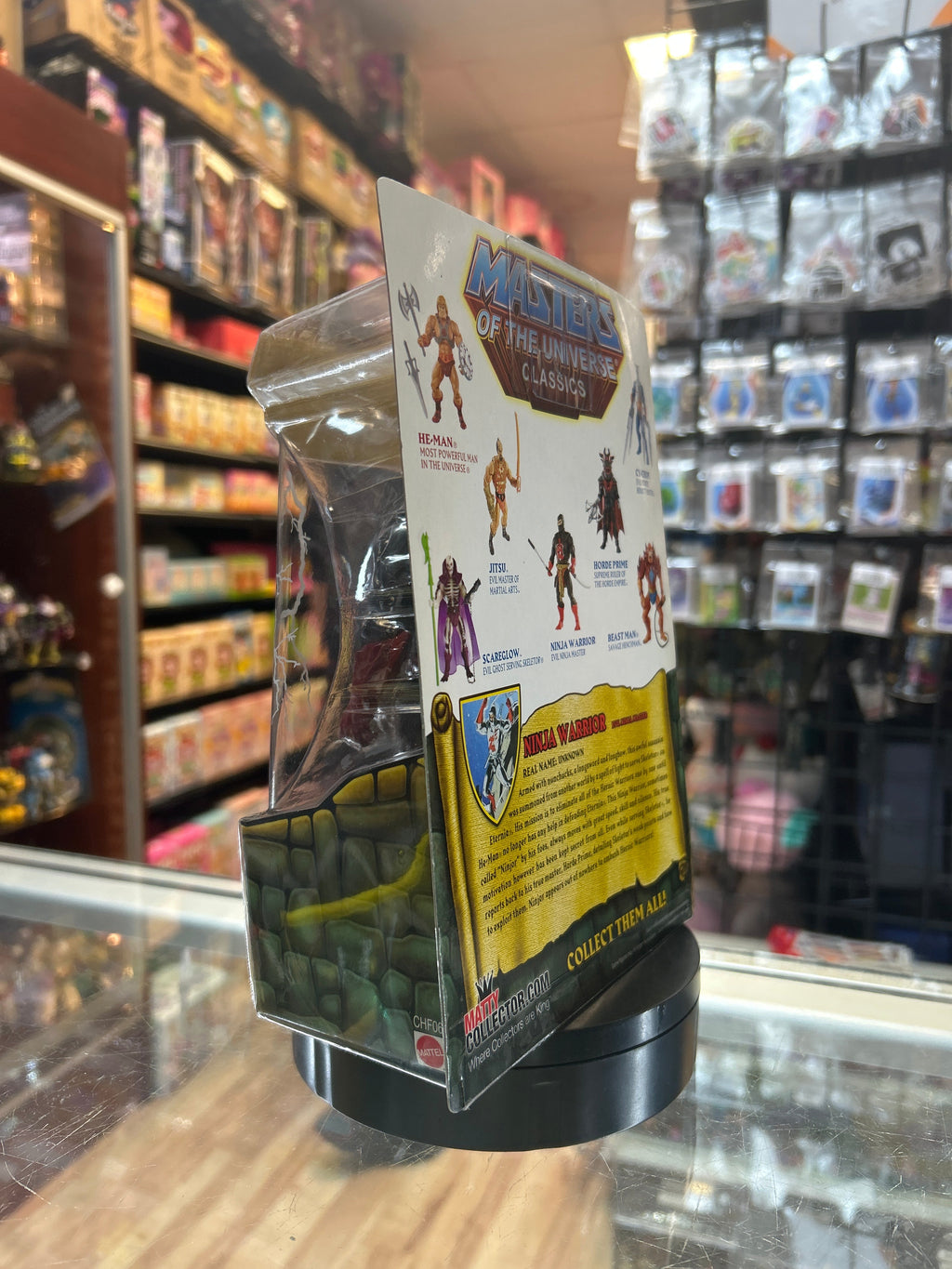 Ninja Warrior (Mattel, Classics, MOTU) **SEALED** product image 5, provided for visual reference and product detail review