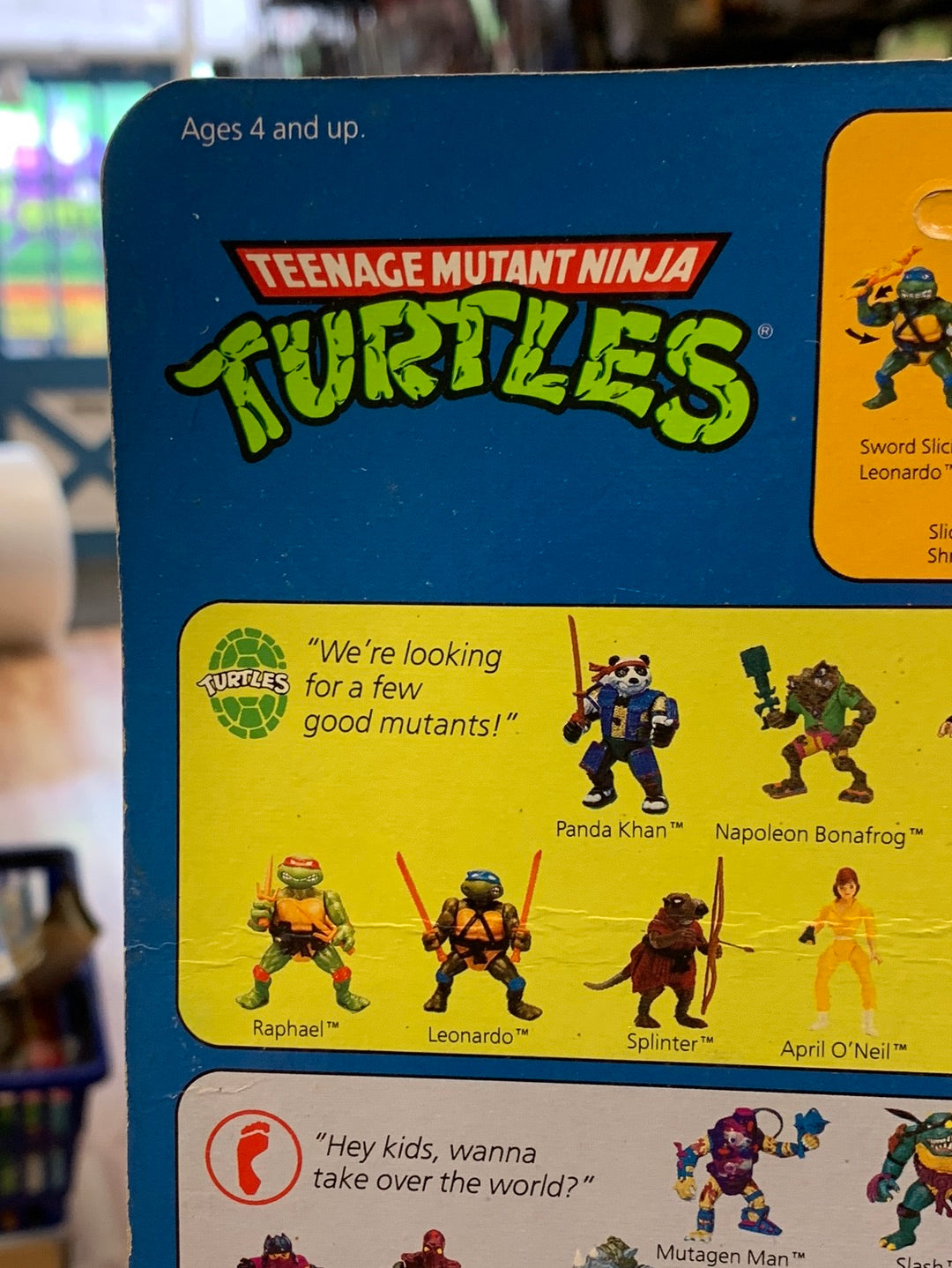 Napoleon Bonafrog 0090 (Vintage TMNT Ninja Turtles, Playmates) Sealed product image 7, provided for visual reference and