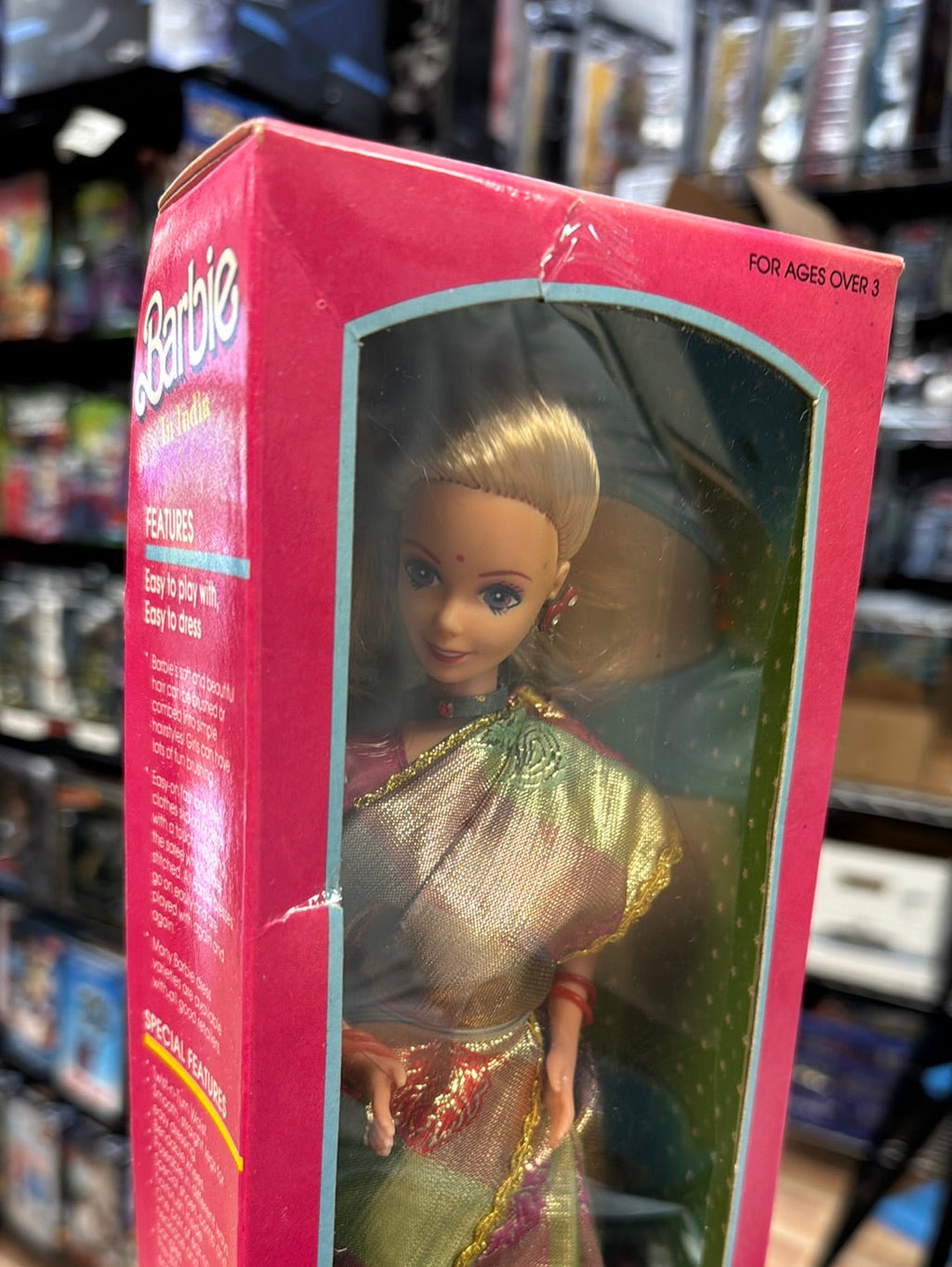 Gold Dress Barbie In India 9910 (Vintage Barbie, Leo Mattel) product image 5, provided for visual reference and product