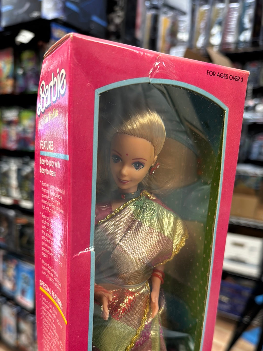 Gold Dress Barbie In India 9910 (Vintage Barbie, Leo Mattel) product image 5, provided for visual reference and product