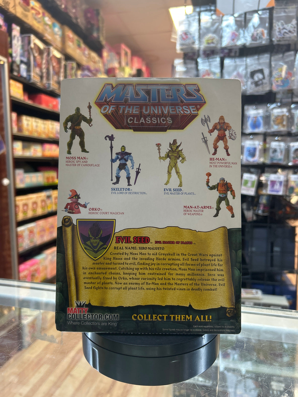 Evil Seed (Mattel, Classics, MOTU) **SEALED** product image 4, provided for visual reference and product detail review