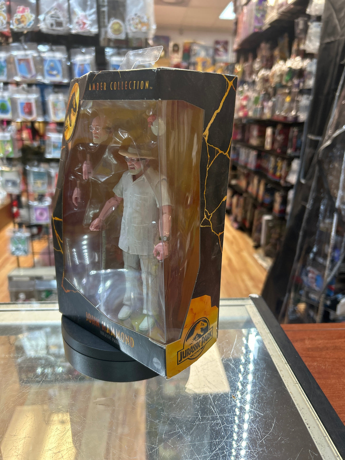 John Hammond (Jurassic Park Amber Collection, Mattel) **SEALED** product image 6, provided for visual reference and product