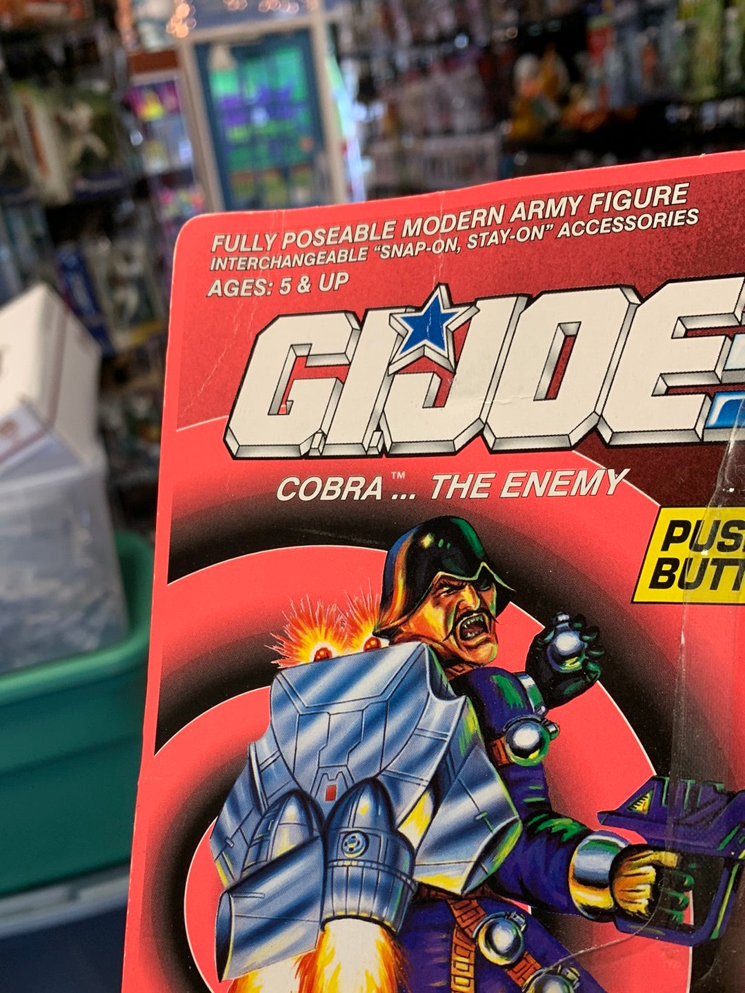 Sonic Fighters Major Bludd (Vintage GI Joe, Hasbro) Sealed product image 9, provided for visual reference and product detail