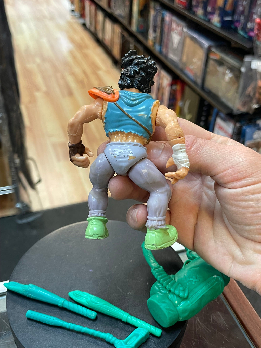 Casey Jones 2455 (TMNT Ninja Turtles, Playmates) **COMPLETE** product image 4, provided for visual reference and product