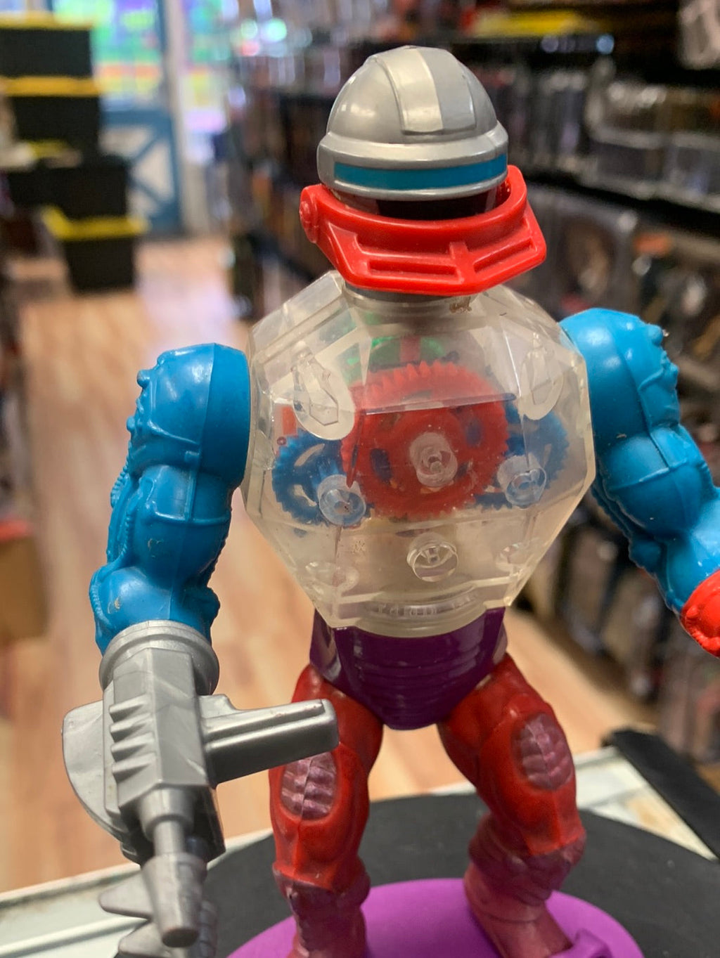Roboto 7148 (Vintage MOTU Masters of The Universe, Mattel) Complete product image 2, provided for visual reference and
