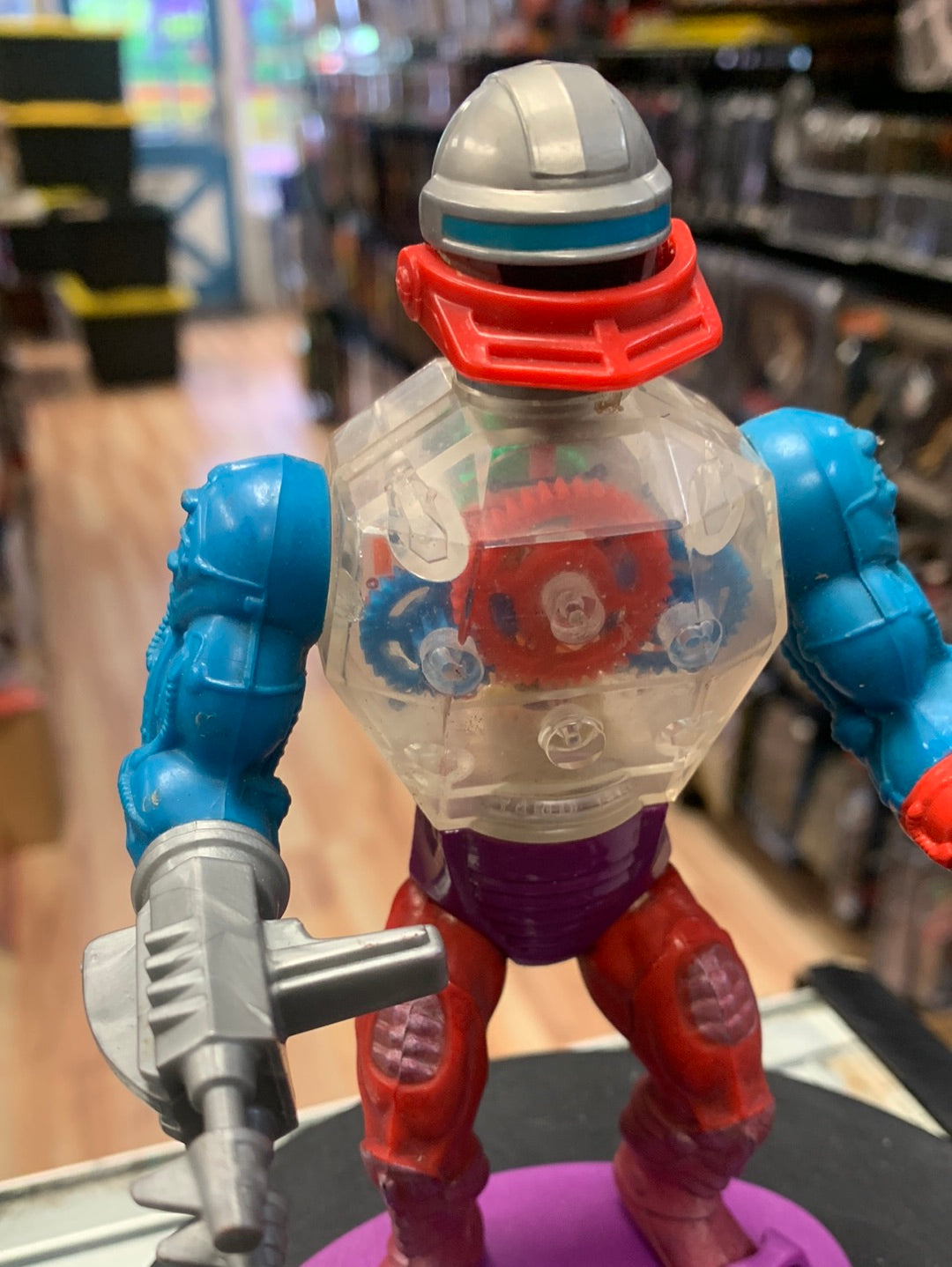 Roboto 7148 (Vintage MOTU Masters of The Universe, Mattel) Complete product image 2, provided for visual reference and