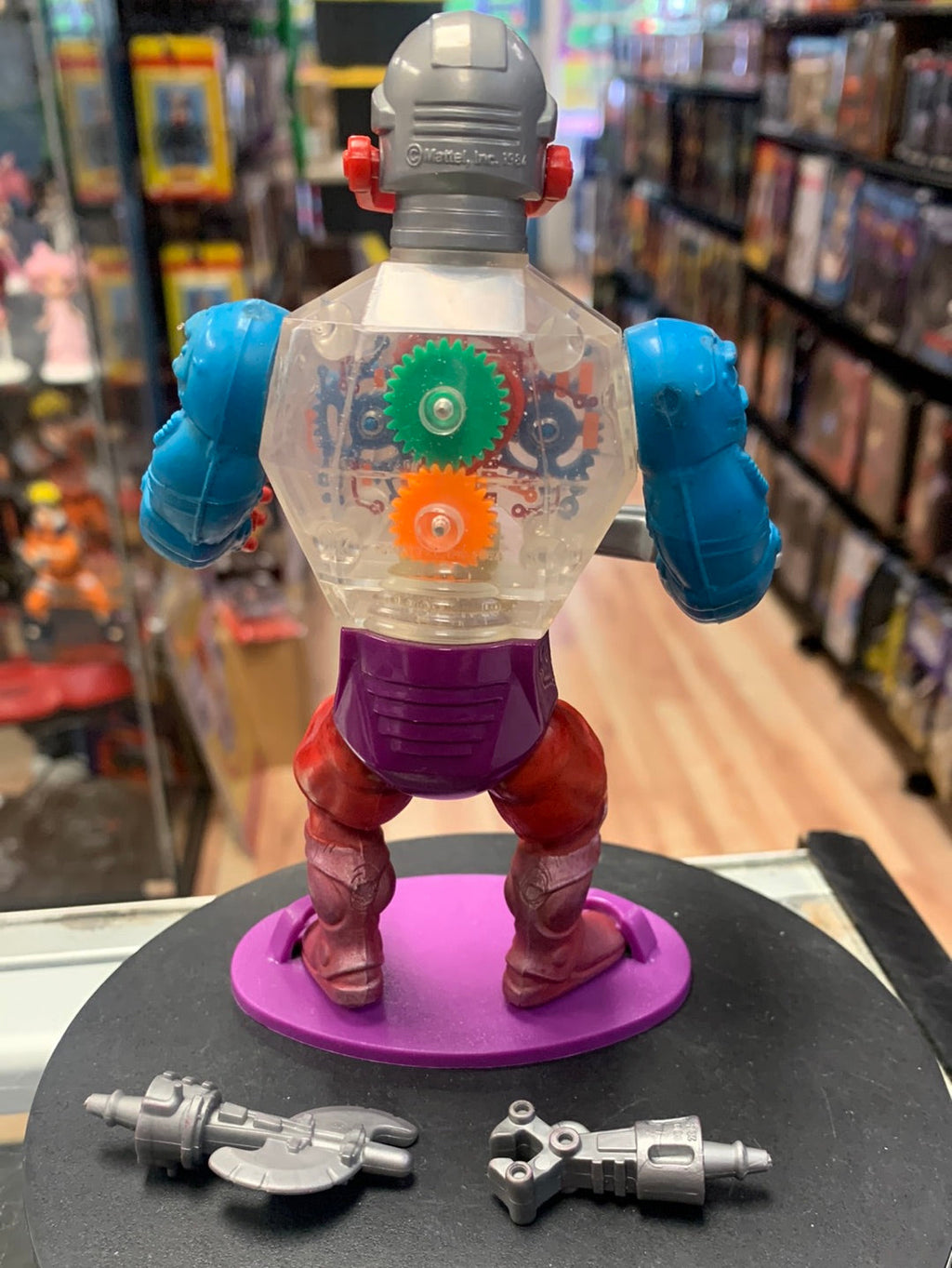 Roboto 7148 (Vintage MOTU Masters of The Universe, Mattel) Complete product image 7, provided for visual reference and
