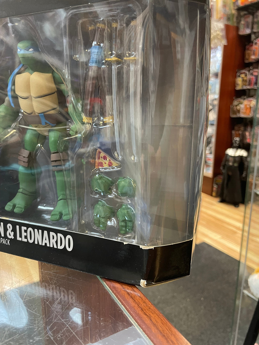 Batman & Leonardo 2 Pack (Batman Vs Teenage Ninja Turtles, DC Collectibles) NEW/OPEN product image 9, provided for visual