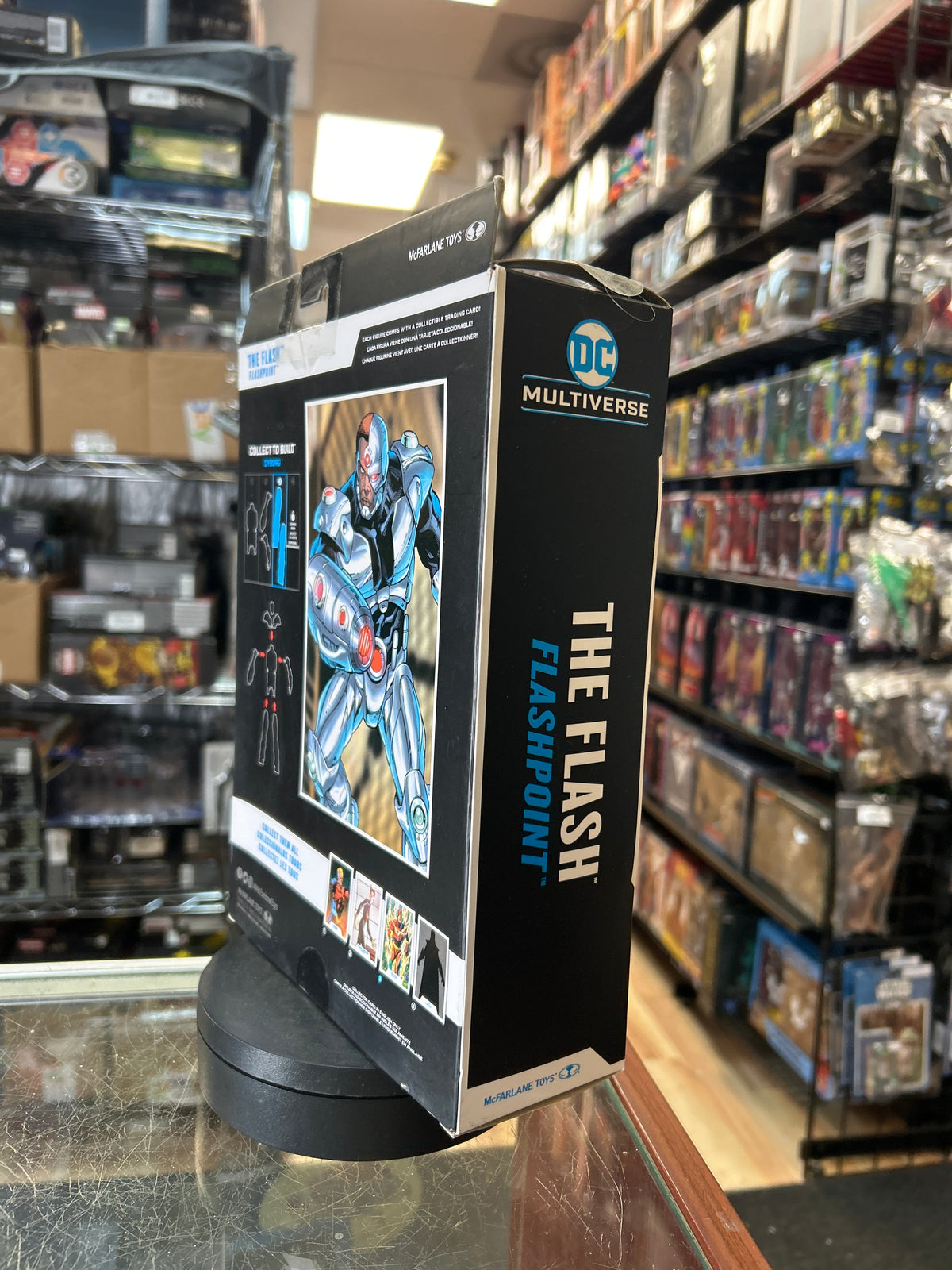 Flash -BAF Cyborg- (DC Multiverse, McFarlane) **SEALED** product image 3, provided for visual reference and product detail