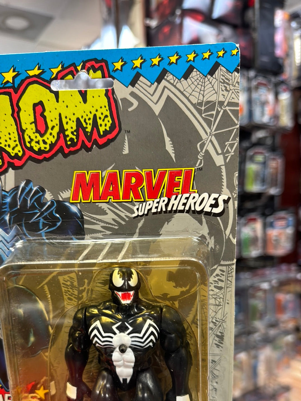 Squirt Alien Venom (Vintage Marvel Superheroes, ToyBiz) Sealed product image 3, provided for visual reference and product