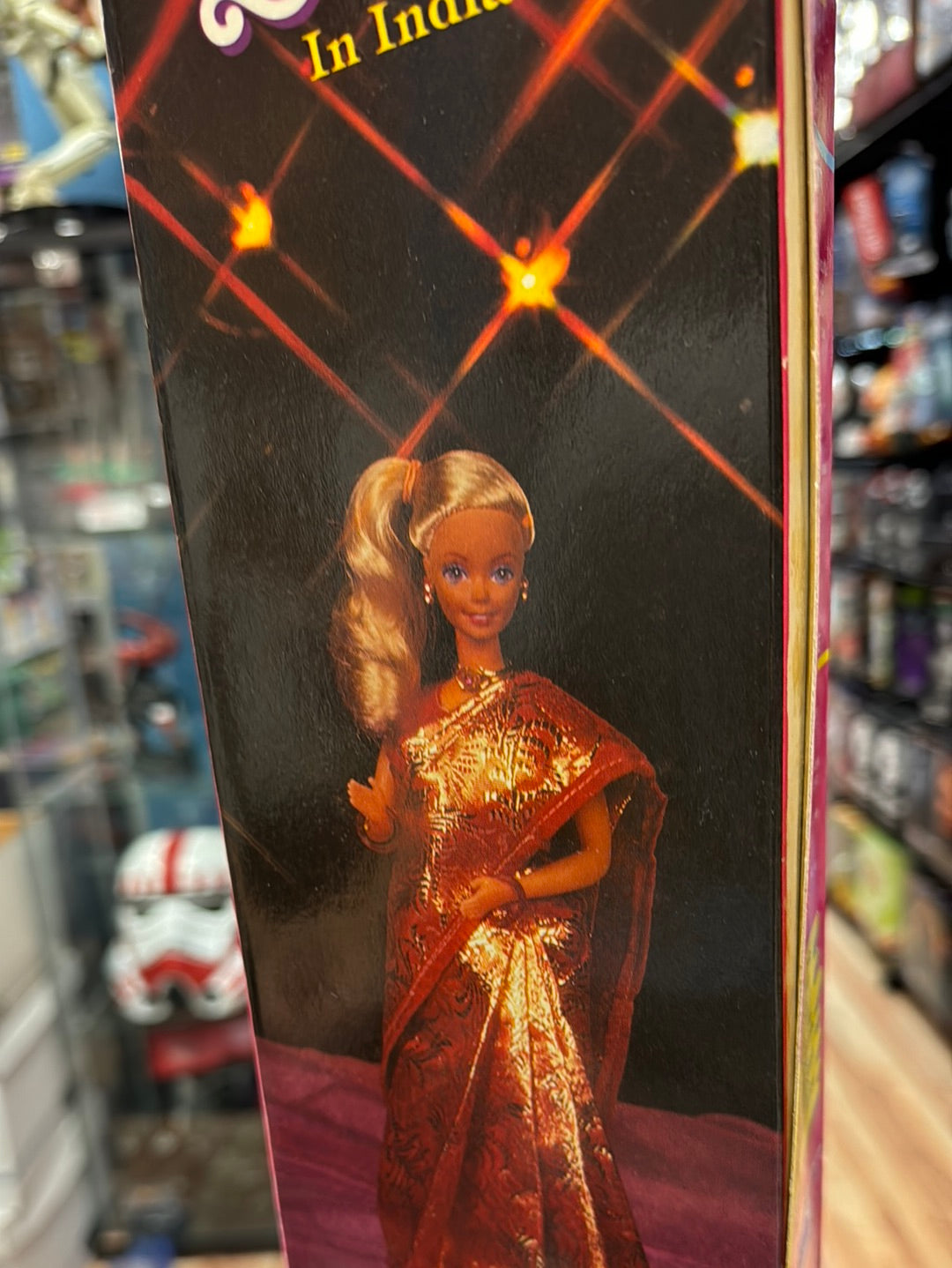 Gold Dress Barbie In India 9910 (Vintage Barbie, Leo Mattel) product image 9, provided for visual reference and product