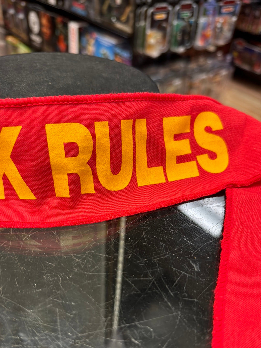 Hulk Hogan Hulk Rules Bandana 36” (Vintage WWF WWE, Titan Sports) product image 4, provided for visual reference and product