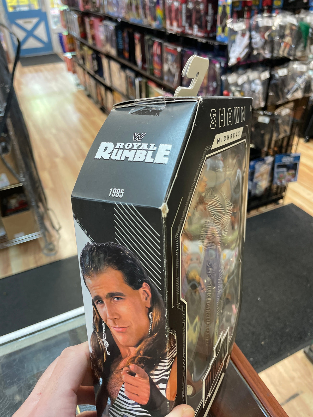Shawn Michaels Royal Rumble (WWE Ultimate Edition, Mattel) SEALED product image 4, provided for visual reference and product