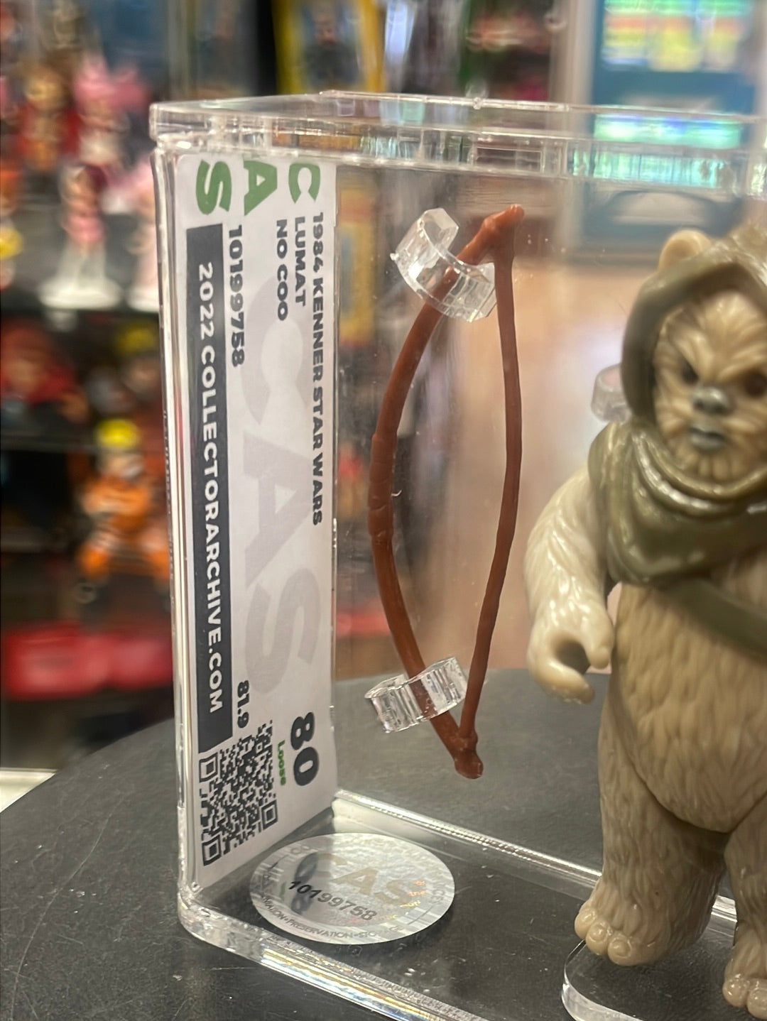 Lumat 1984 No COO (Vintage Star Wars, Kenner) CAS Graded 80 product image 4, provided for visual reference and product