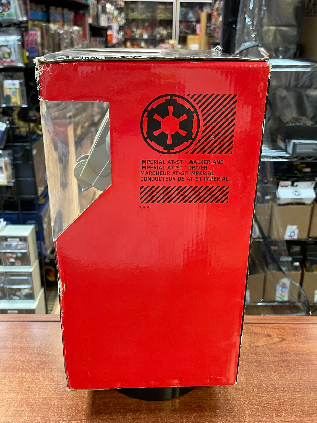 Imperial AT-ST Walker & Driver (Star Wars The Black Series, Hasbro) SEALED product image 2, provided for visual reference
