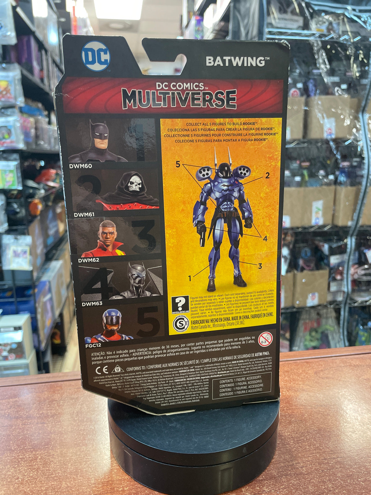 Batwing -BAF Rookie- (DC Multiverse, Mattel) **SEALED** product image 3, provided for visual reference and product detail