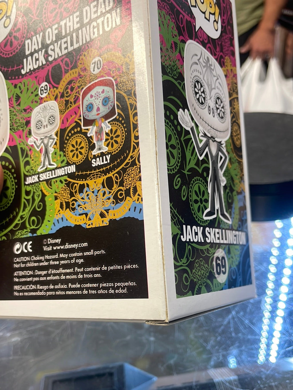 Day of the Dead Jack Skellington Large GITD 69 (Funko Pop! Disney NBC) product image 11, provided for visual reference and
